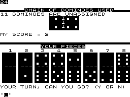 Dominoes screenshot