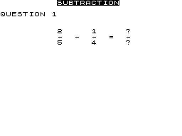 Fractions screenshot