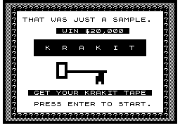 Krakit screenshot