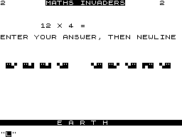 Maths Invaders screenshot