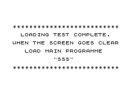 Load test screenshot